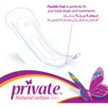 Private Night Sanitary Pads Ultra-Thin Natural Cotton Feel 14 Count