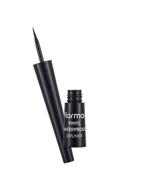 Black Liquid Eyeliner Waterproof Vinyl Flormar 2.5ml
