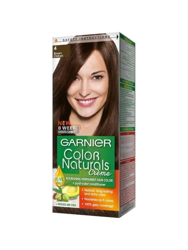 Best Brown Hair Dye 4 Natural Shade Garnier Color Naturals 1 Pack
