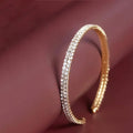 Mens Bracelet Rhinestone Decor Glamorous Brass Jewellery 1 Piece