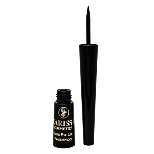 Carissa Cosmetics Waterproof Liquid Eyeliner, Smudge-Proof, Black, 01