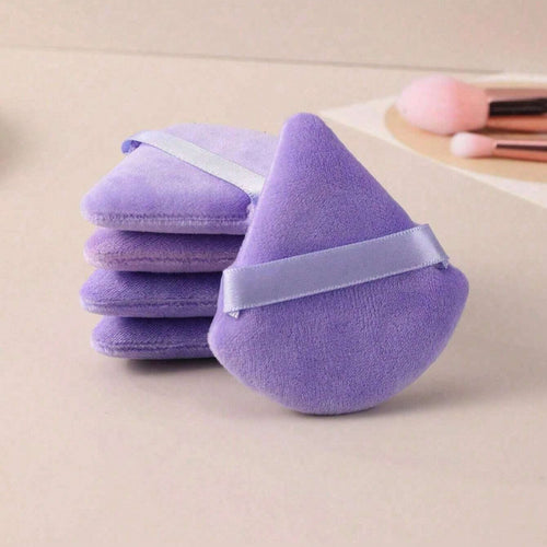 Makeup Puff Triangle Velvet Soft Finish 5-Piece Set Makeup Forever