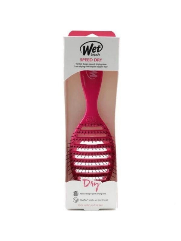 Wet Brush for Curly Hair Detangling Quick Drying Pink