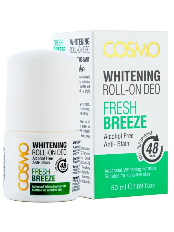 Cosmo Fresh Breeze Whitening Roll-On Deodorant - 50 ml