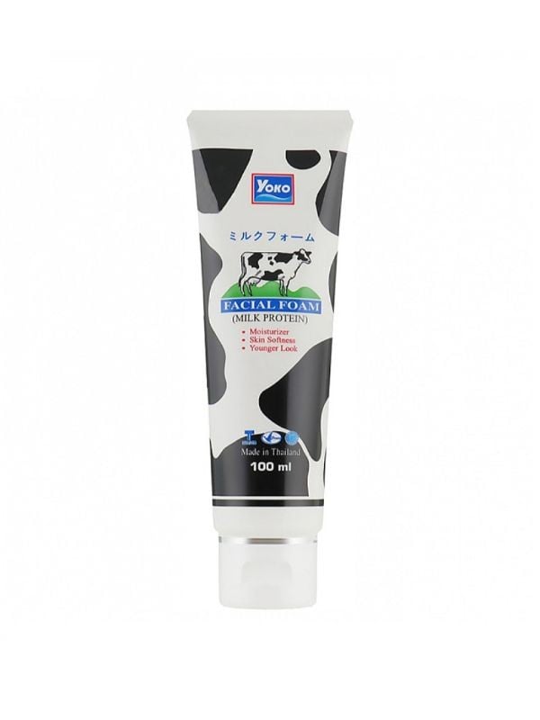Best Facial Cleansing Foam Milk Protein Hydrating Yoko 100ml