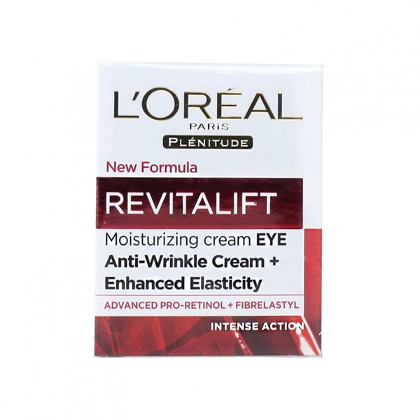 L'Oreal Paris Anti-Wrinkle Eye Cream with Pro-Retinol A and Fibrelastyl, 15ml