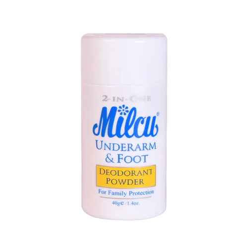 Milko Deodorant Powder for Underarms and Feet, 40g