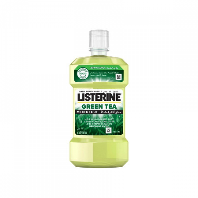 Listerine Green Tea Mouthwash Antibacterial 250 ml