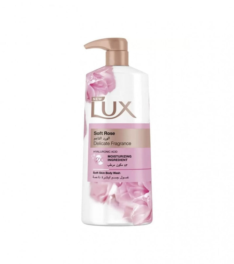 Lux Soft Rose Moisturizing Body Wash with Almond Oil, 700ml