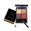 Christine 4-Color Eyeshadow Palette, Crease-Free Powder Formula