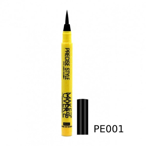 Make Over 22 Liquid Eyeliner Pencil Waterproof Matte Black PE001