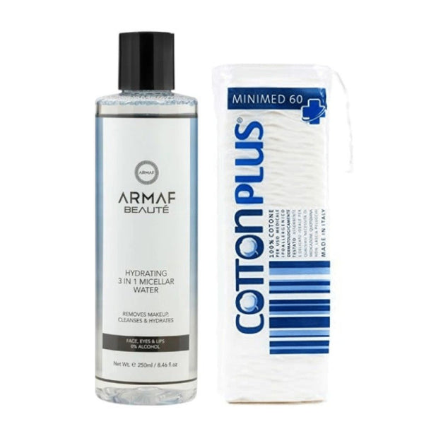 Armaf Beauty Micellar Water & Cotton Pad Set - 2 pc