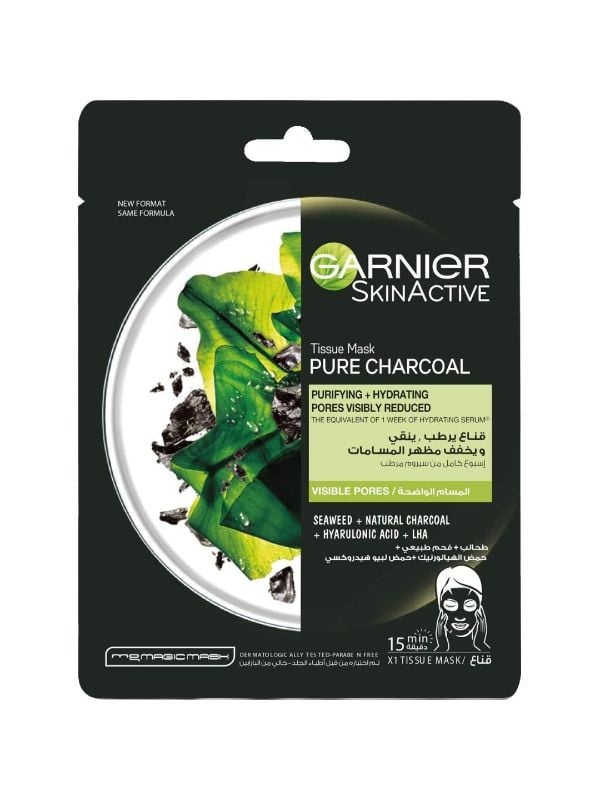 Garnier Pure Charcoal Sheet Face Mask Purifying 28g