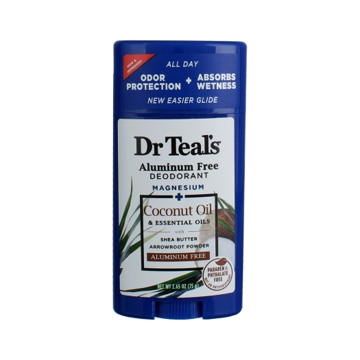 Dr. Teal's Coconut Aluminum-Free Deodorant Stick 75g