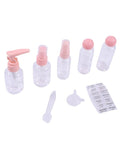 Loveme Beauty Travel Empty Containers Set - 5 Pieces - Pink