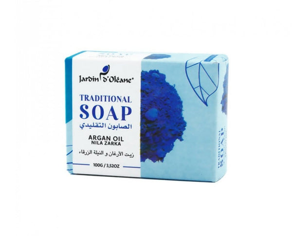 Jardin Olean Traditional Soap Argan Oil and Indigo 100g