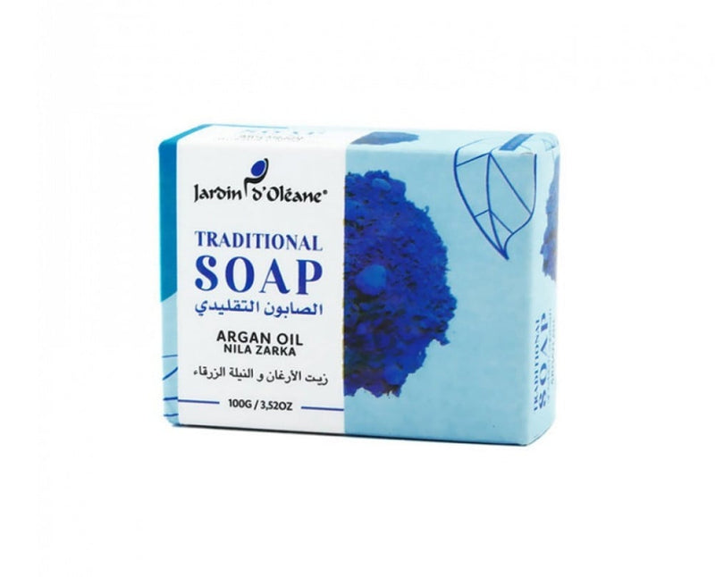 Jardin Olean Traditional Soap Argan Oil and Indigo 100g