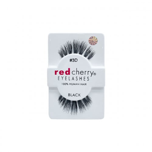 Red Cherry 3D False Eyelashes Natural Hair Black
