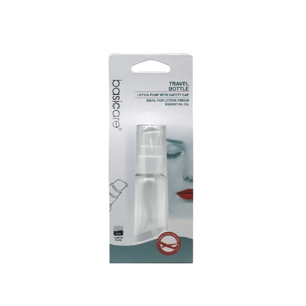 Basicare Travel Bottle Lotion Pump 50ml