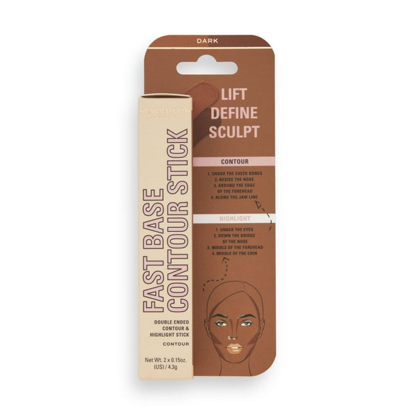Revolution Fast Base Stick Contour Dark Creamy Blendable Formula