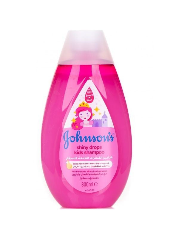 Kids Shampoo Shiny Drops Argan Oil Detangling Johnson's 300ml