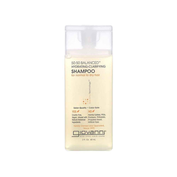 Clarifying Shampoo for Hard Water Balanced Hydration Giovanni 60ml