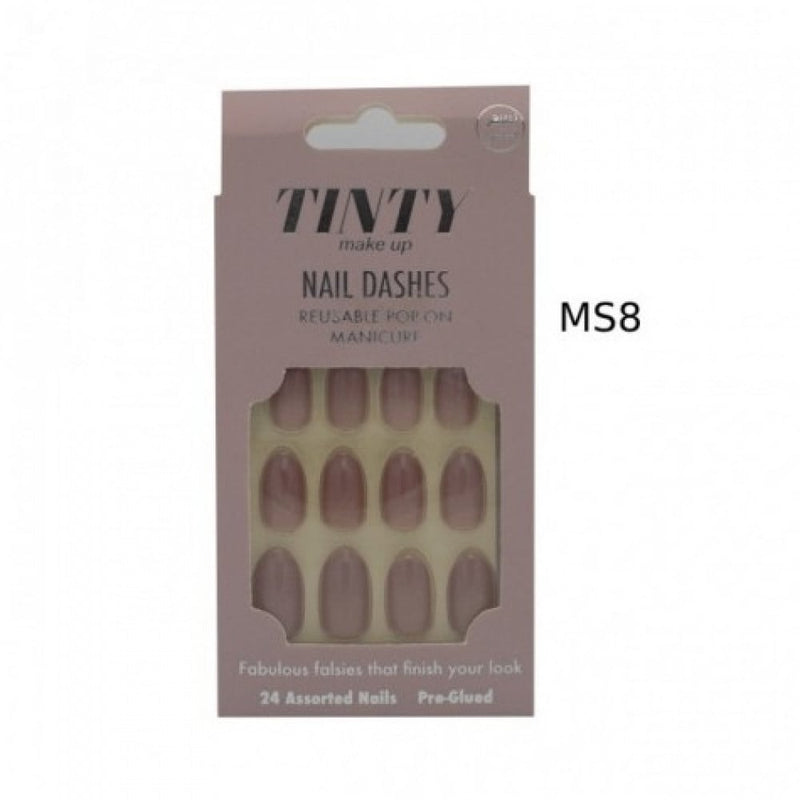 Tinty Nail Set 24-Piece MS8 Self-Adhesive Nail Extensions