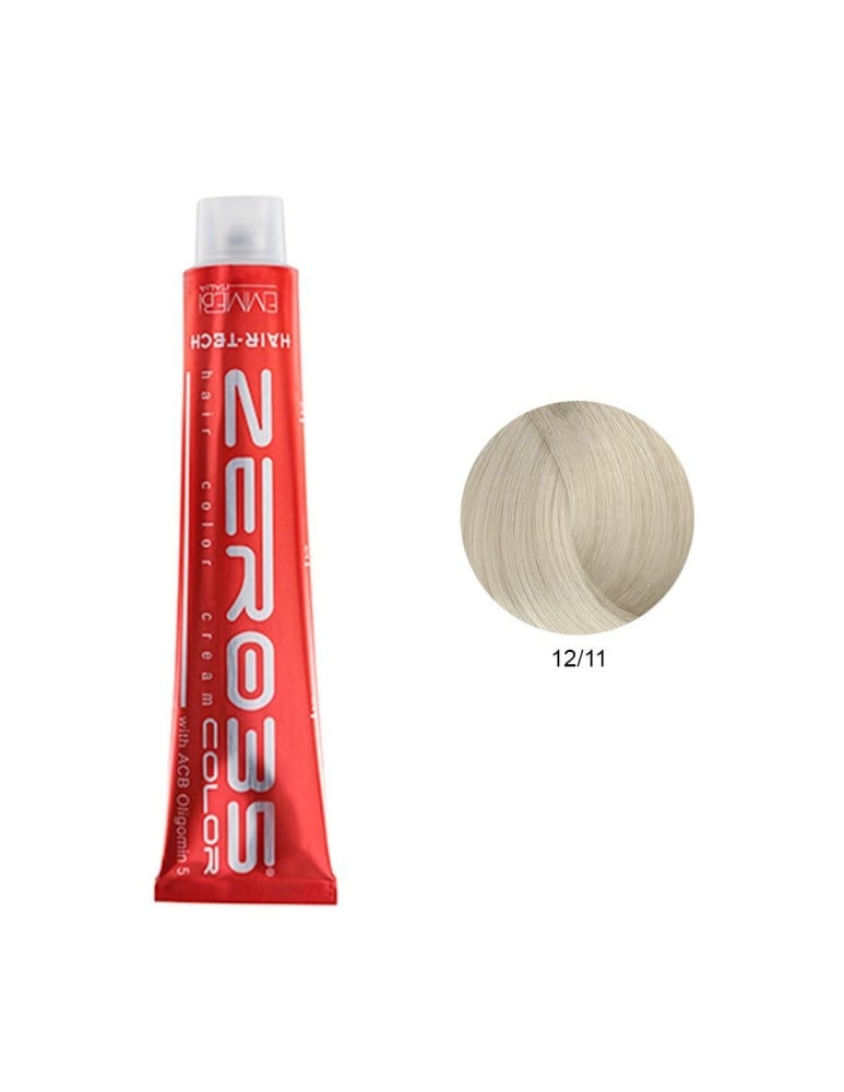 Zero 35 Italian Hair Dye 12/11 Very Light Ash Blonde - Gray Coverage