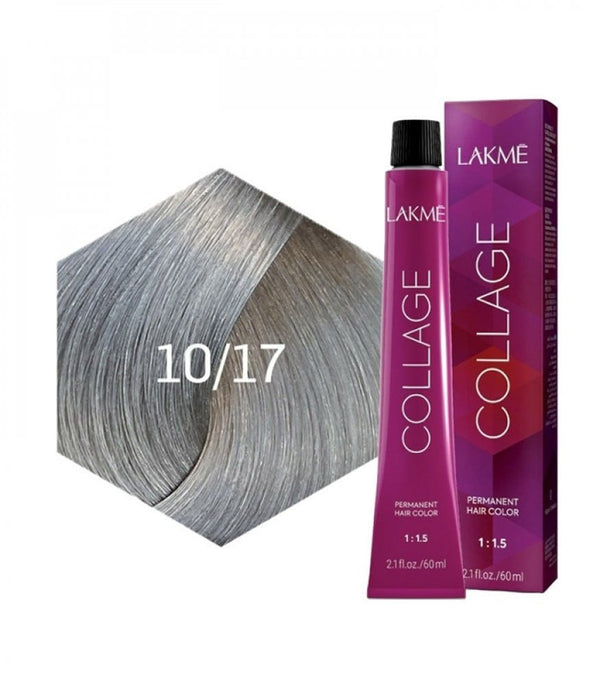 Lakme Permanent Hair Color in Platinum Blonde Ash 10/17, 60ml