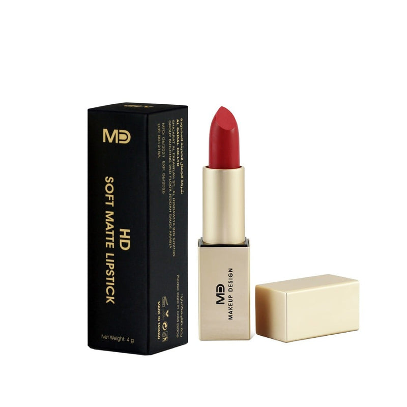 Md Soft Matte Cream Lipstick L007 4g Moisturizing Long-Lasting