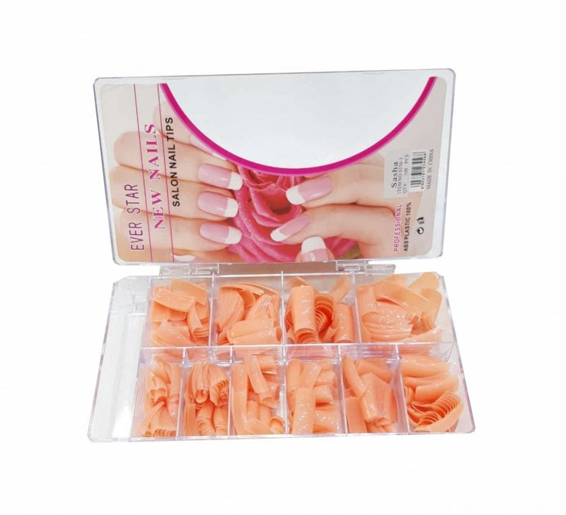 Ever Star Artificial Nail Extensions 500 Count Multiple Sizes Acrylic Gel Compatible