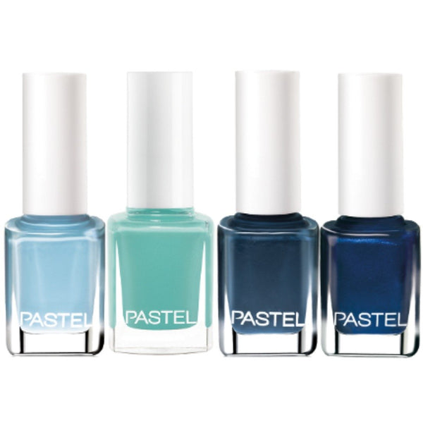 Pastel Royal Blue Nail Polish Set - Vegan - 13ml Each