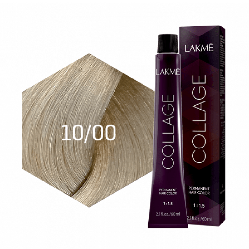Lakme Permanent Hair Color 10.00 Platinum Blonde 60ml