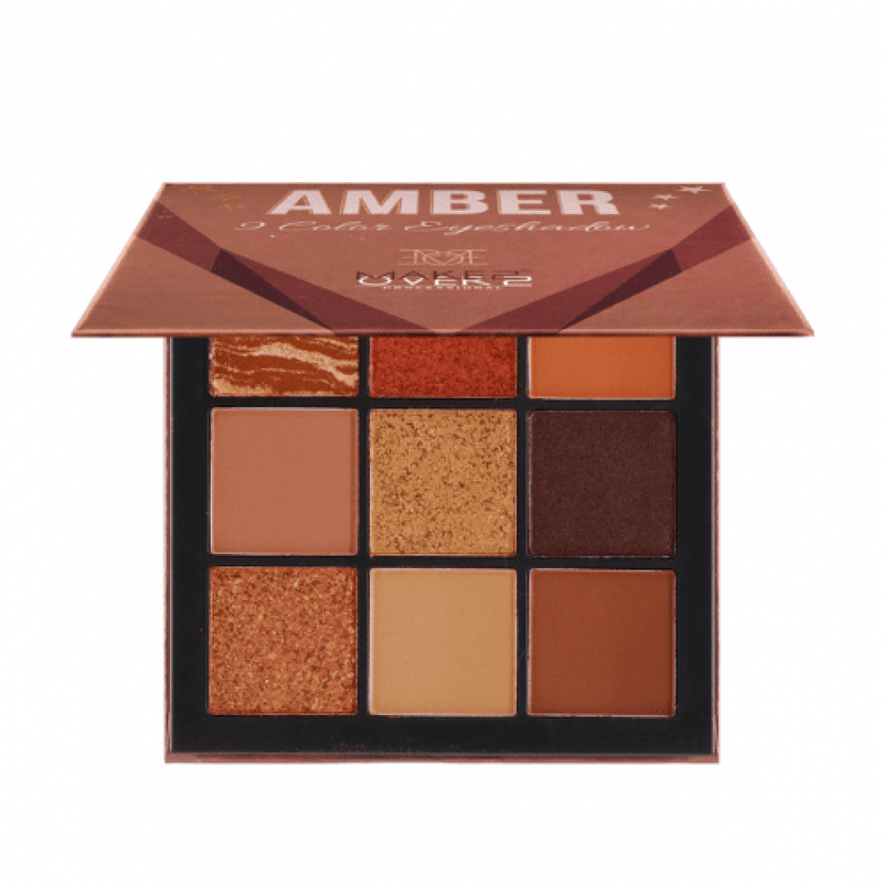 Make Over 22 Mini Eyeshadow Palette with 9 Matte and Shimmer Shades