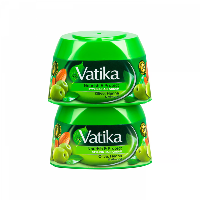 Dabur Vatika Nourishing & Protecting Hair Cream Henna, Almond & Olive 280ml