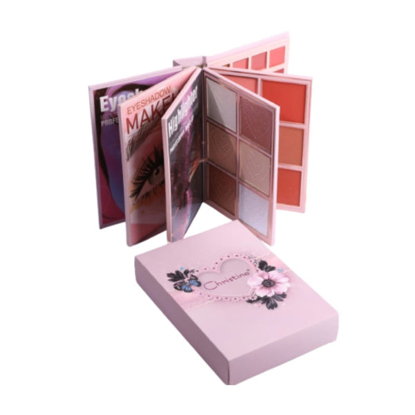 Christine 6-in-1 Multi-Use Makeup Palette K2313 with Eyeshadow, Blush, and Concealer
