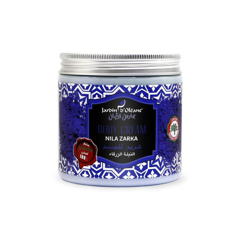Jardin d'Oléane Indigo Body Cream, Deep Moisturizing, 500ml