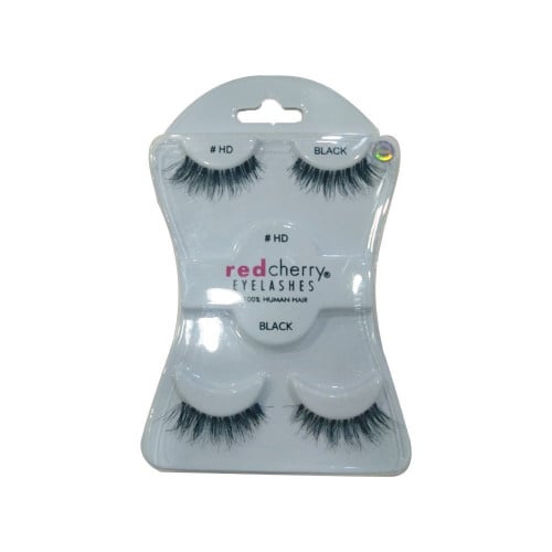 Red Cherry HD Eyelash Set - Synthetic Fiber Strip Lashes for Glamorous Eyes