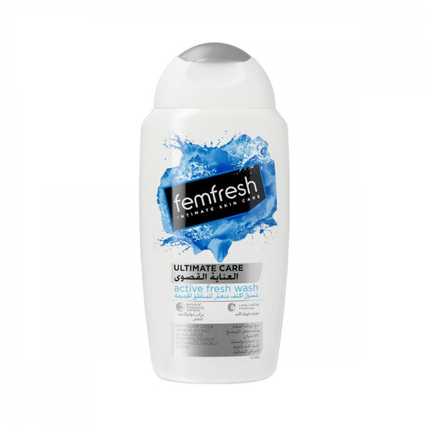 Femfresh Intimate Wash with Silver Ions, pH Balanced, Freshness, 250ml