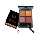 Christine 4-Color Eyeshadow Palette, Crease-Free Powder Formula
