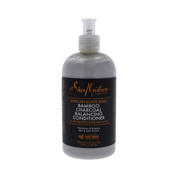 Shea Moisture Balancing Conditioner, African Black Soap & Bamboo Charcoal, 384ml