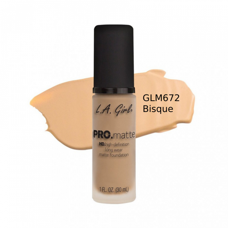La Girl Pro Matte High Definition Foundation GLM672 Basic, 30ml