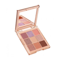 Huda Beauty Light Nude Obsessions Eyeshadow Palette, 9 Shades, 9.9g