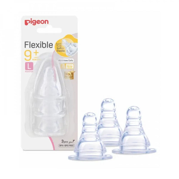 Pigeon Silicone Teat Large 3 Pack