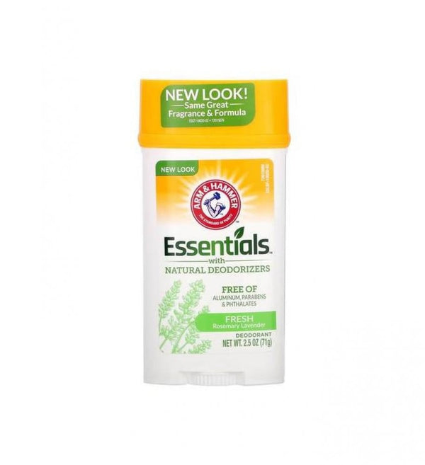 Arm & Hammer Essentials Aluminum-Free Deodorant, Lavender & Rosemary, 71g