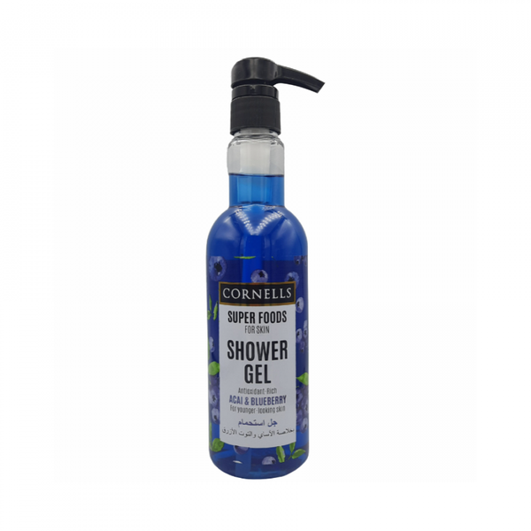 Cornells Shower Gel with Acai and Blueberry Extracts, 500ml