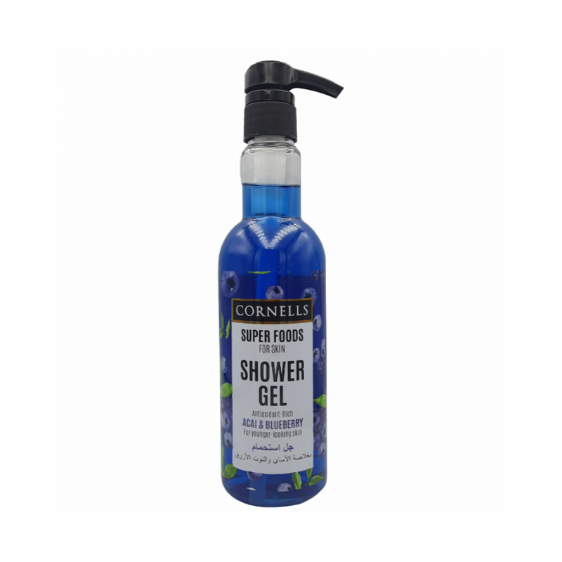 Cornells Shower Gel with Acai and Blueberry Extracts, 500ml