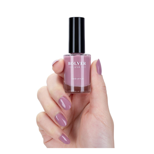 Bolver Nail Polish 732 Nude Pink Quick-Dry High-Gloss