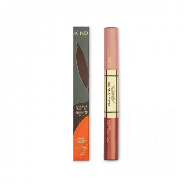 Kiko Milano Long Lasting Duo Eyeshadow 01 Metallic Matte Liquid