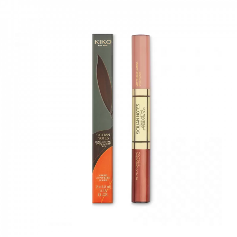 Kiko Milano Long Lasting Duo Eyeshadow 01 Metallic Matte Liquid